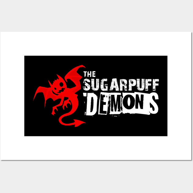 Red Devil Logo Wall Art by The Sugar puff Demons